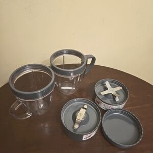 Genuine NutriBullet Blades with Extra Cups and Lid Replacement Parts